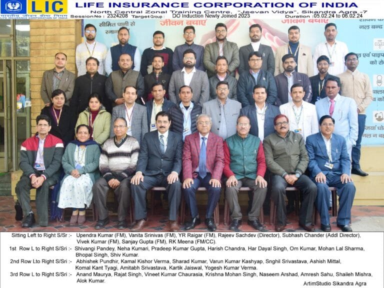 LIC Agra ZTC Training Group Picture